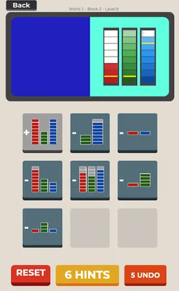 Colorculator: A Calculator Puzzle Game screenshot 5