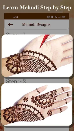 Mehndi Design Easy Simple 2024 screenshot 5