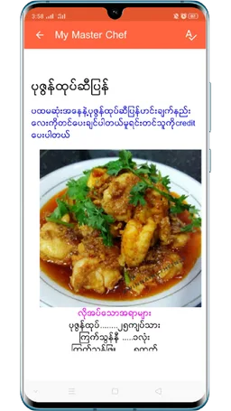 My Master Chef MM ( ချက်ပြုတ်နည်းများလမ်းညွှန် ) screenshot 6