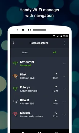 WiFi: passwords, hotspots screenshot 10