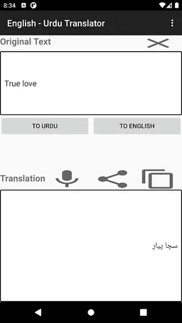 English - Urdu Translator screenshot 1
