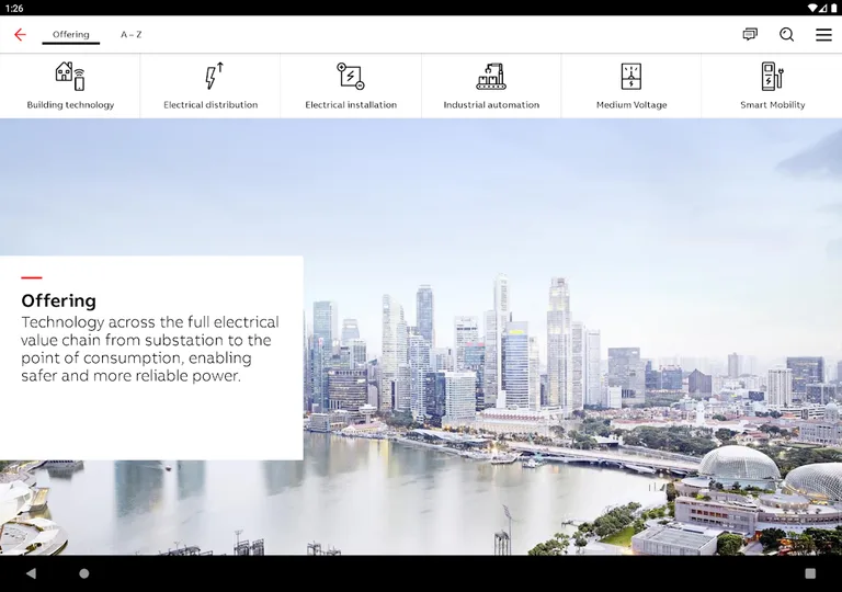 ABB Connect screenshot 1