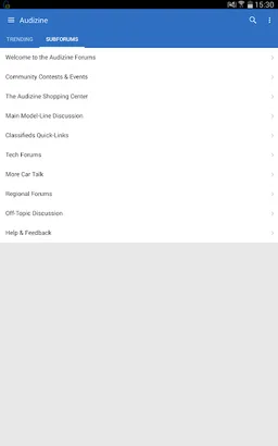 Audizine screenshot 2