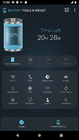 Battery Tools & Widget screenshot 3