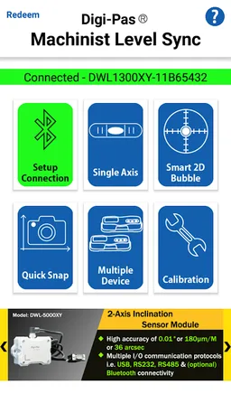Digi-Pas Machinist Level Sync screenshot 2