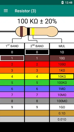 Resistor Color Code Calculator screenshot 8