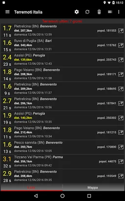 Terremoti Italia screenshot 9