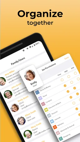 Sortifyd: Family Organizer, Shared List & Calendar screenshot 2