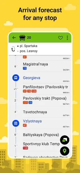 Bustime screenshot 3