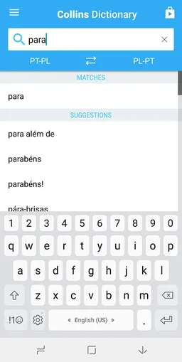 Collins Polish<>Portuguese Dictionary screenshot 6