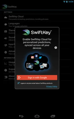 SwiftKey Tablet (Legacy) screenshot 30