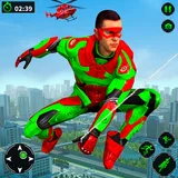 Light Robot Superhero Rescue Mission : Robot Games icon