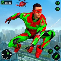 Light Robot Superhero Rescue Mission : Robot Games icon
