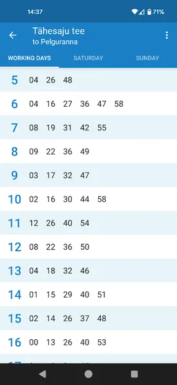 Tallinn Transport - timetables screenshot 4