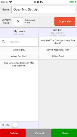 The Comedy Companion screenshot 2