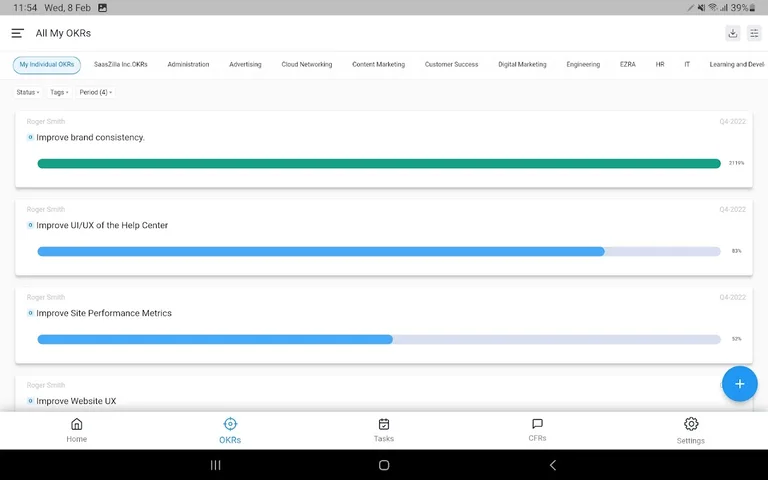 Profit.co OKR Software screenshot 11