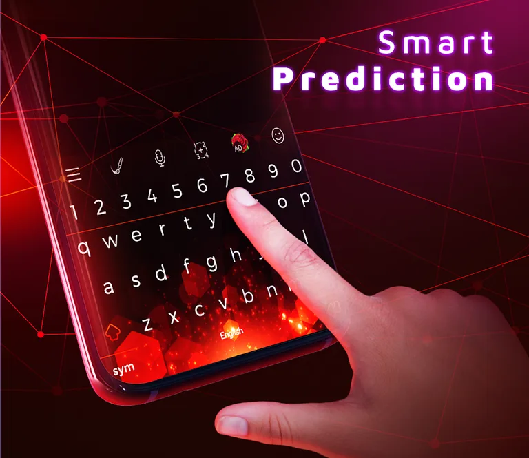 Red Keyboard Themes & Wallpapers screenshot 6