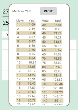 YM(Yard and Meter) converter screenshot 3