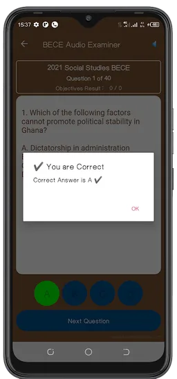 Social Studies BECE Pasco screenshot 8
