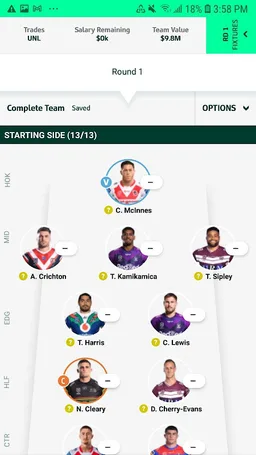 NRL Fantasy screenshot 2