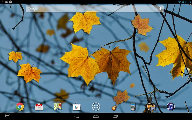 Autumn LWP screenshot 3