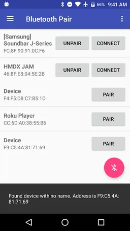 Bluetooth Pair screenshot 1