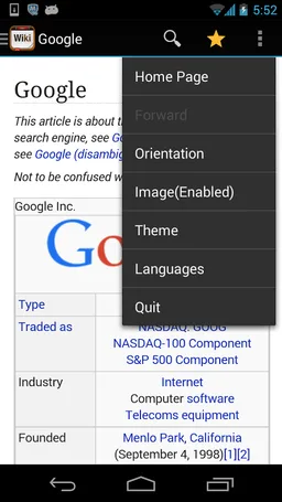 SuperWiki WikiPedia Browser screenshot 12