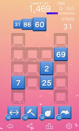 DIV Number Puzzle game screenshot 2