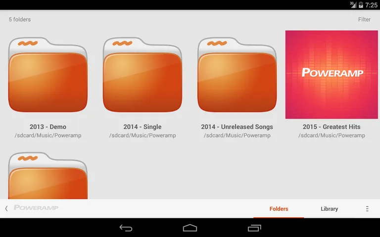 Skin for Poweramp Suru screenshot 14