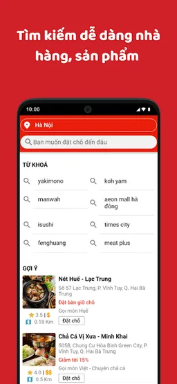 PasGo: Đặt bàn nhà hàng screenshot 3