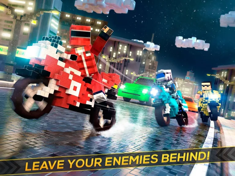 Blocky Superbikes Race Game - Motorcycle Challenge screenshot 8
