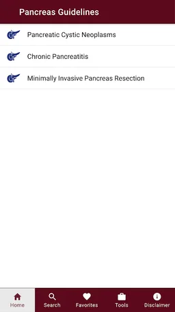Pancreas Guidelines screenshot 5