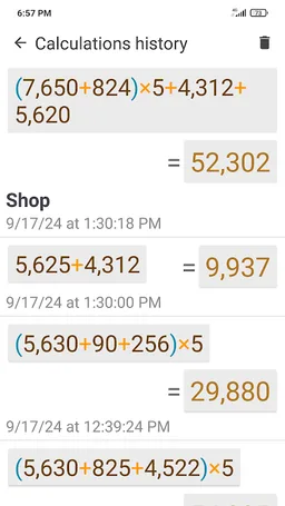 Multi-Screen Voice Calculator screenshot 3