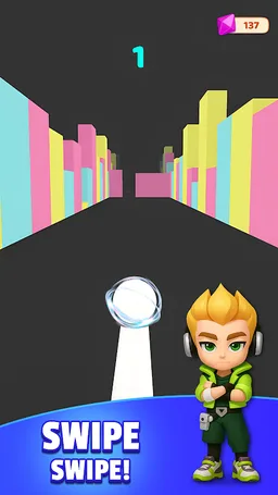 Real Catch Up 3D - Speed Ball screenshot 1