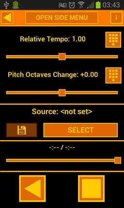 Reverse Music Player screenshot 1
