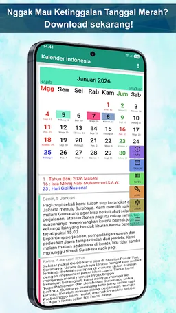 Kalender Indonesia screenshot 3