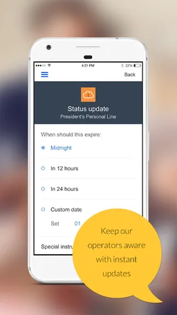 Answering Service Mobile App screenshot 4