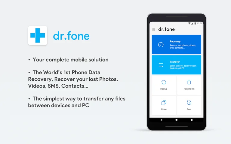 dr.fone - Recovery & Transfer wirelessly & Backup screenshot 1