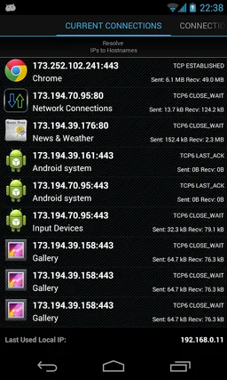 Network Connections screenshot 1