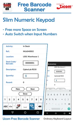 Ucom Free Barcode Scanner screenshot 3