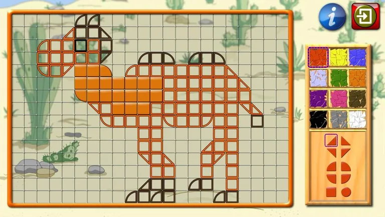 Kids Mosaic Art Shape and Color Picture Puzzles screenshot 3