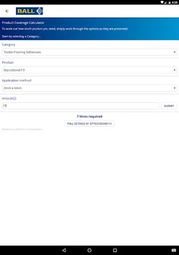 F Ball & Co. Ltd. RAG screenshot 12