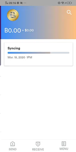 BXB Wallet screenshot 1