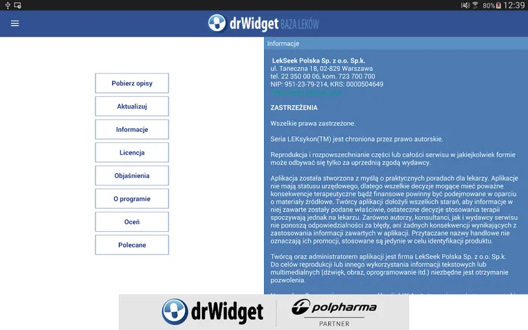 DrWidget Baza Leków screenshot 16