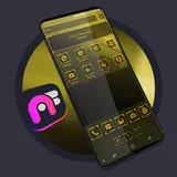 Technology Orange Theme - Art Fine Launcher icon