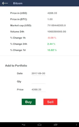 Bitcoin Portfolio & Altcoin Portfolio screenshot 10