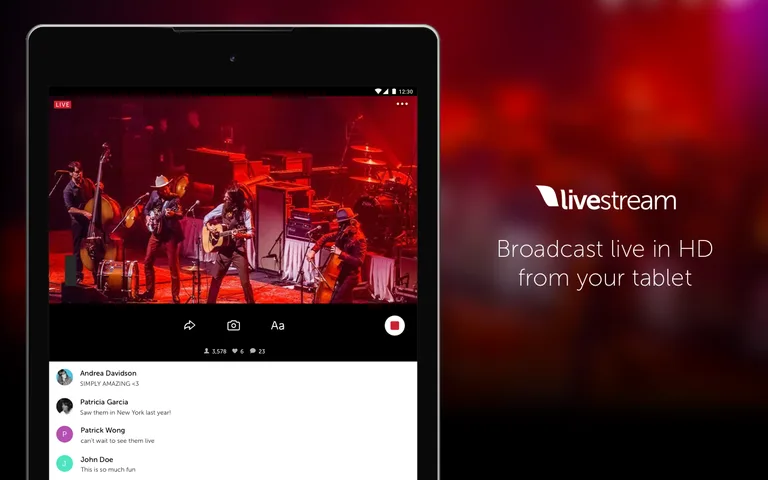 Livestream screenshot 3