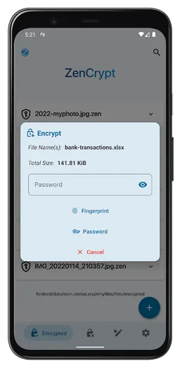 ZenCrypt - Securely Encrypt screenshot 5