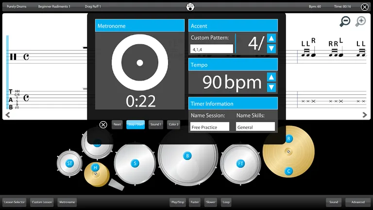 Purely Drums (Lite) screenshot 4