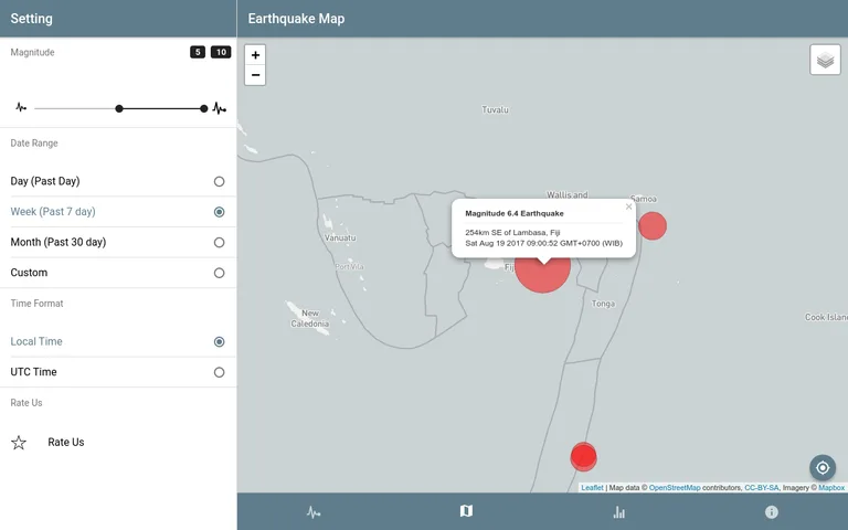 Lindu - USGS Earthquake Report screenshot 11